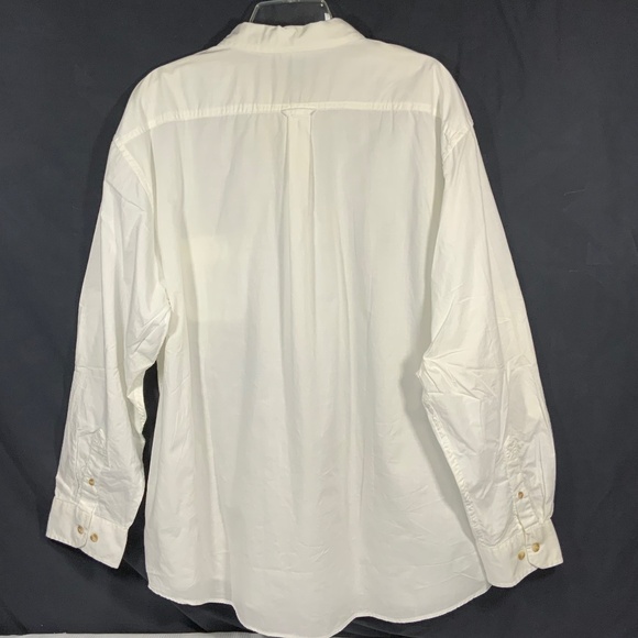 NWT - Izod White Long Sleeve Button Down Shirt - XXL - Picture 2 of 6